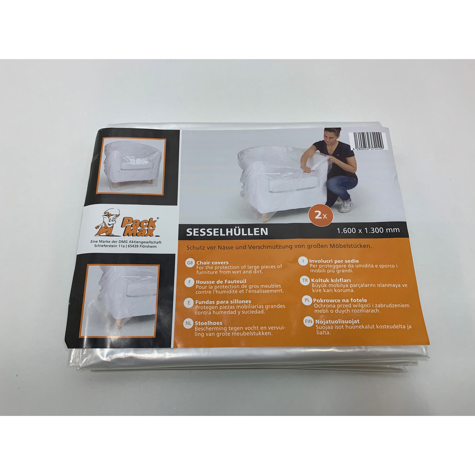 Pack Max Sesselhülle 2 Stück