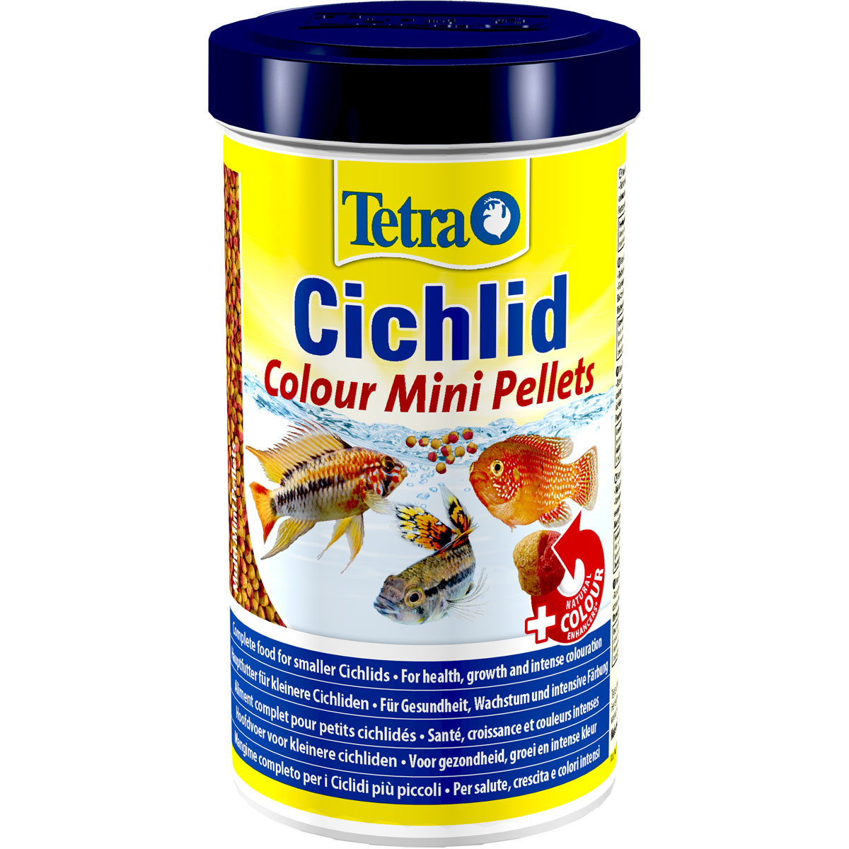 Tetra Fischfutter Cichlid Colour Mini 500 ml