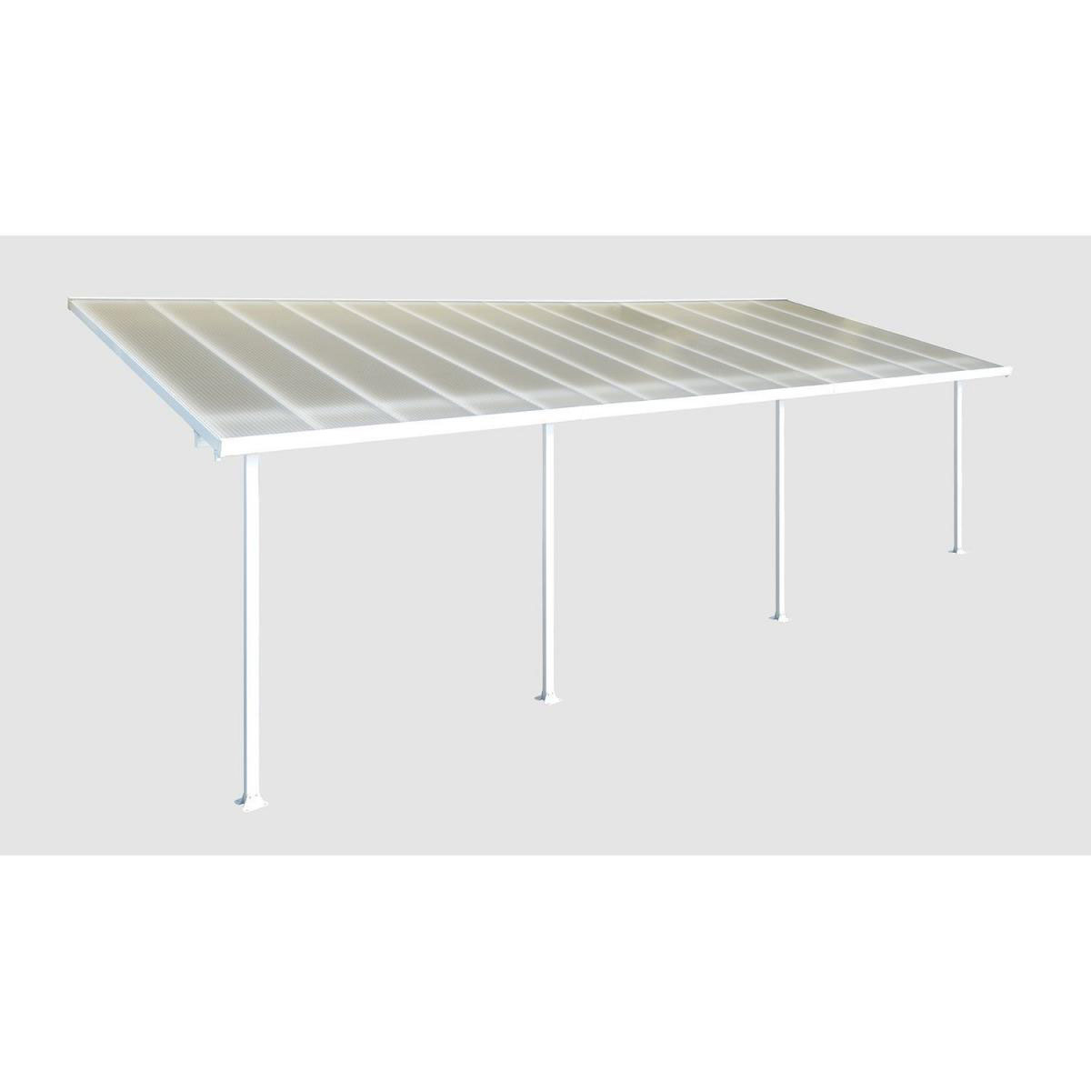 Palram Terrassenüberdachung Feria 850 x 300 cm weiß Bild 1