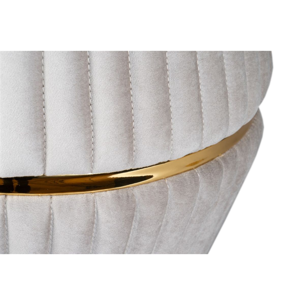 Hocker Doric 225 Braun gold Bild 4