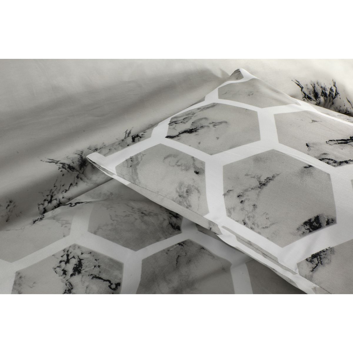 Bettwäsche Aventura 125-FR Grau 140cm x 200cm Bild 4