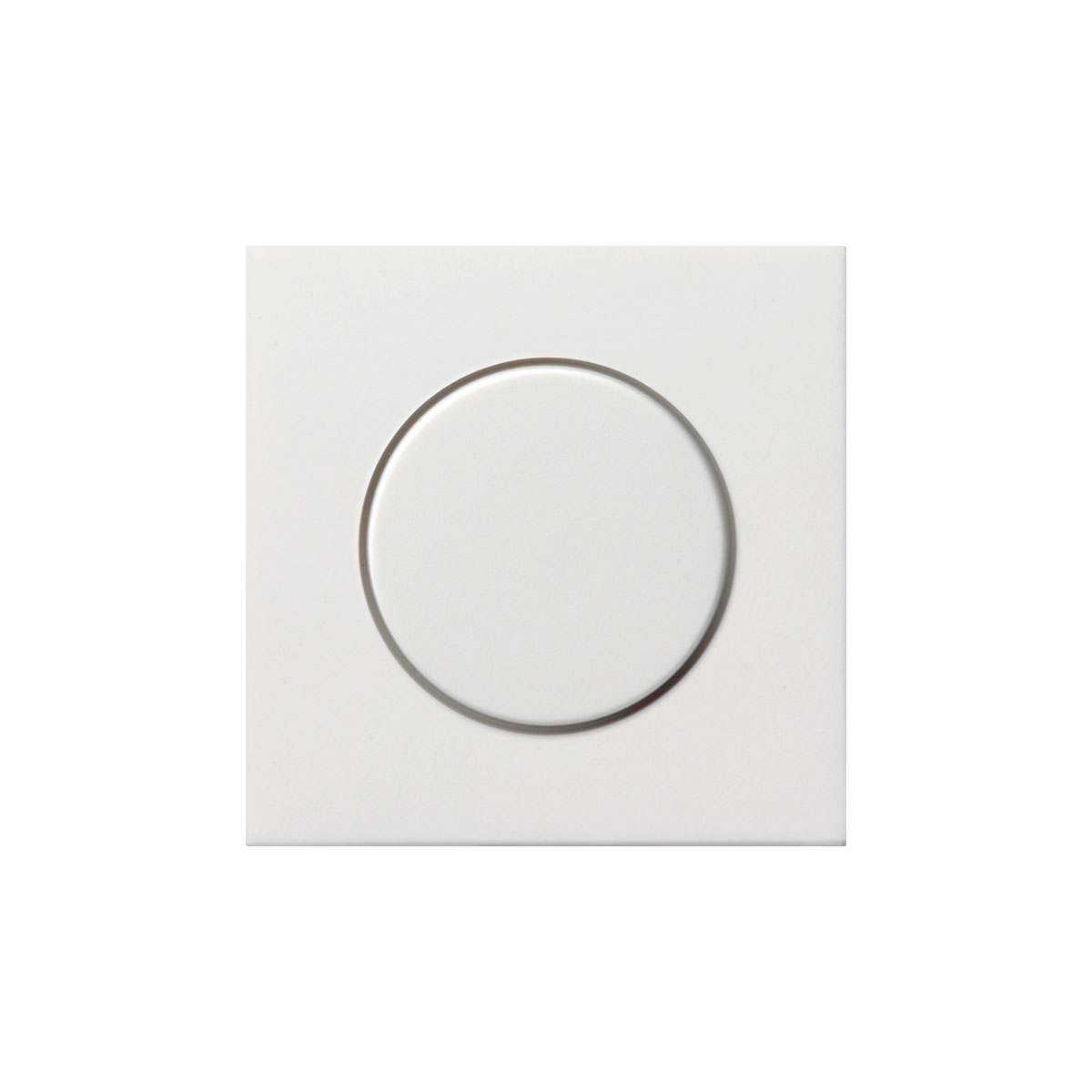 Gira Dimmerabdeckung Flächenschalter reinweiß