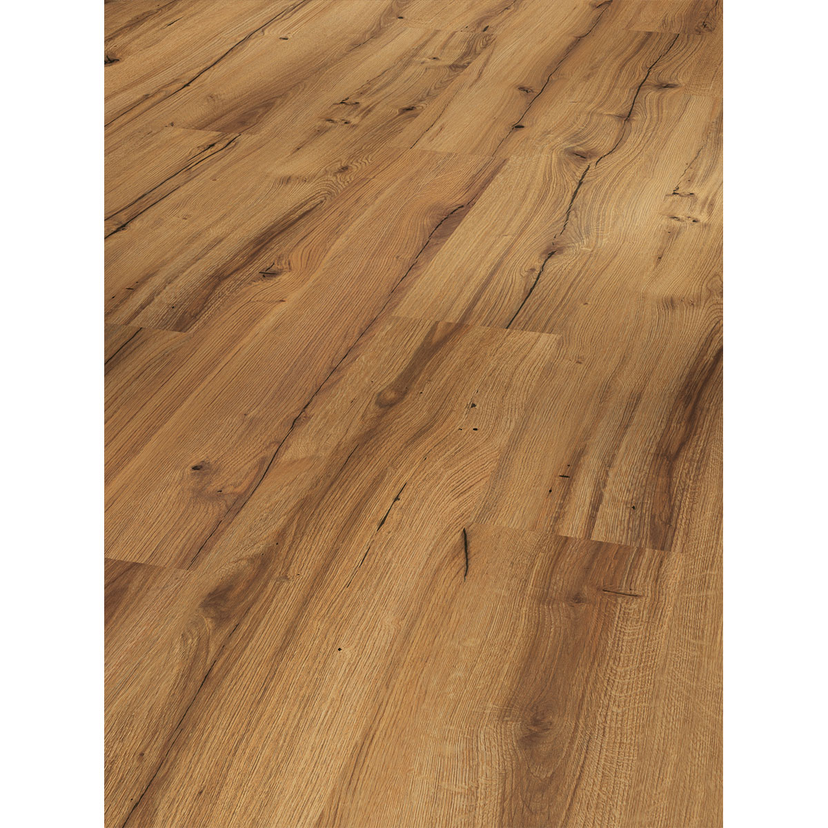 Parador Laminatboden „Basic 400“, Eiche History, Seidenmatte Struktur, 19,4x128,5 cm