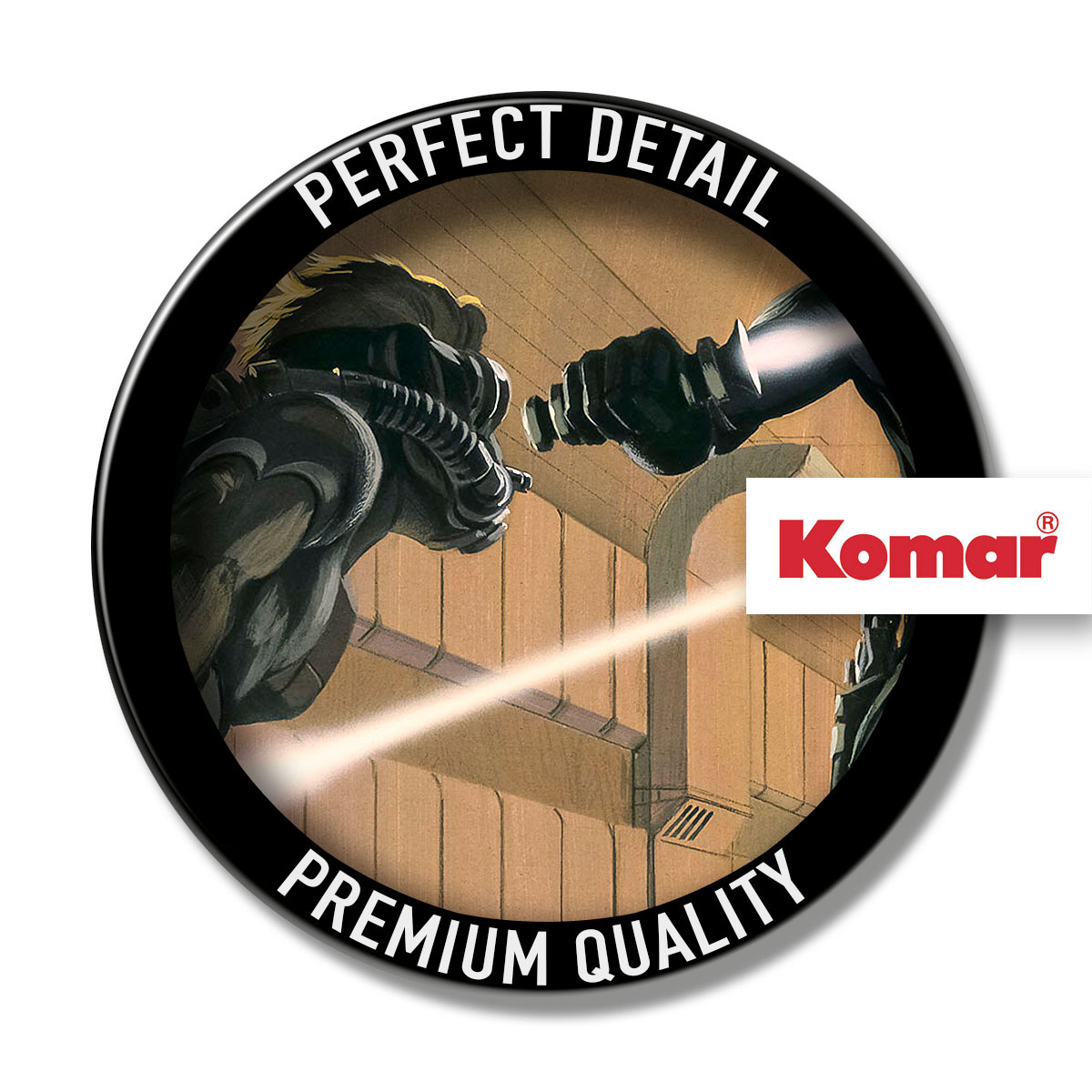 Komar  Vlies Fototapete Star Wars Classic Vader vs Luke 500x250 cm Bild 4