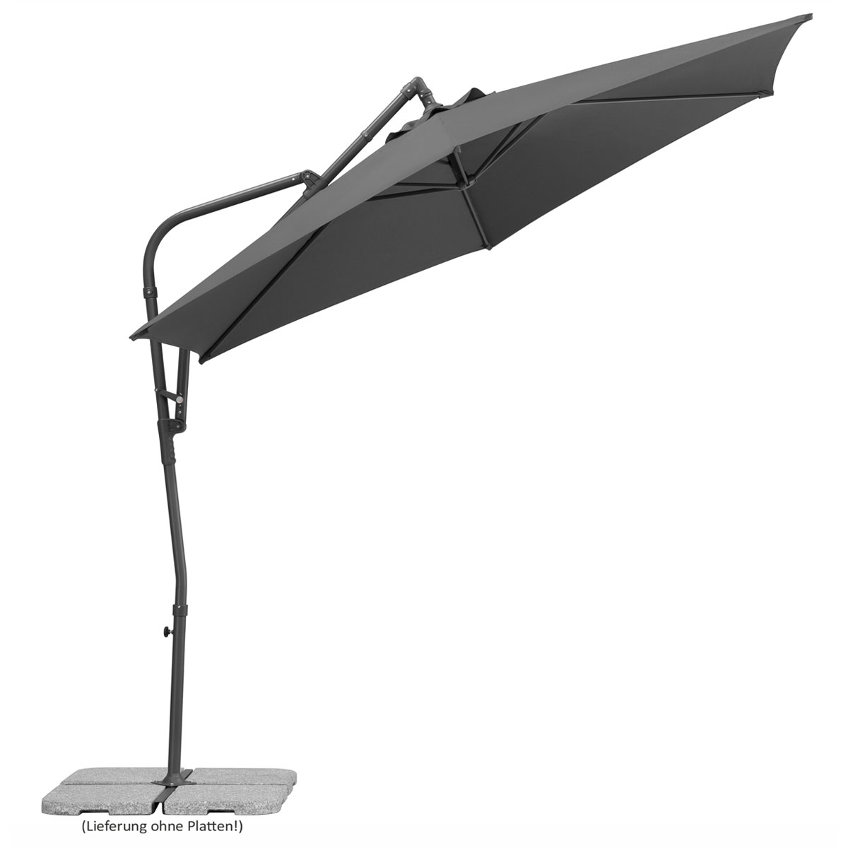 Schneider Schirme Sonnenschirm Genua Durchmesser 300 cm anthrazit Bild 2