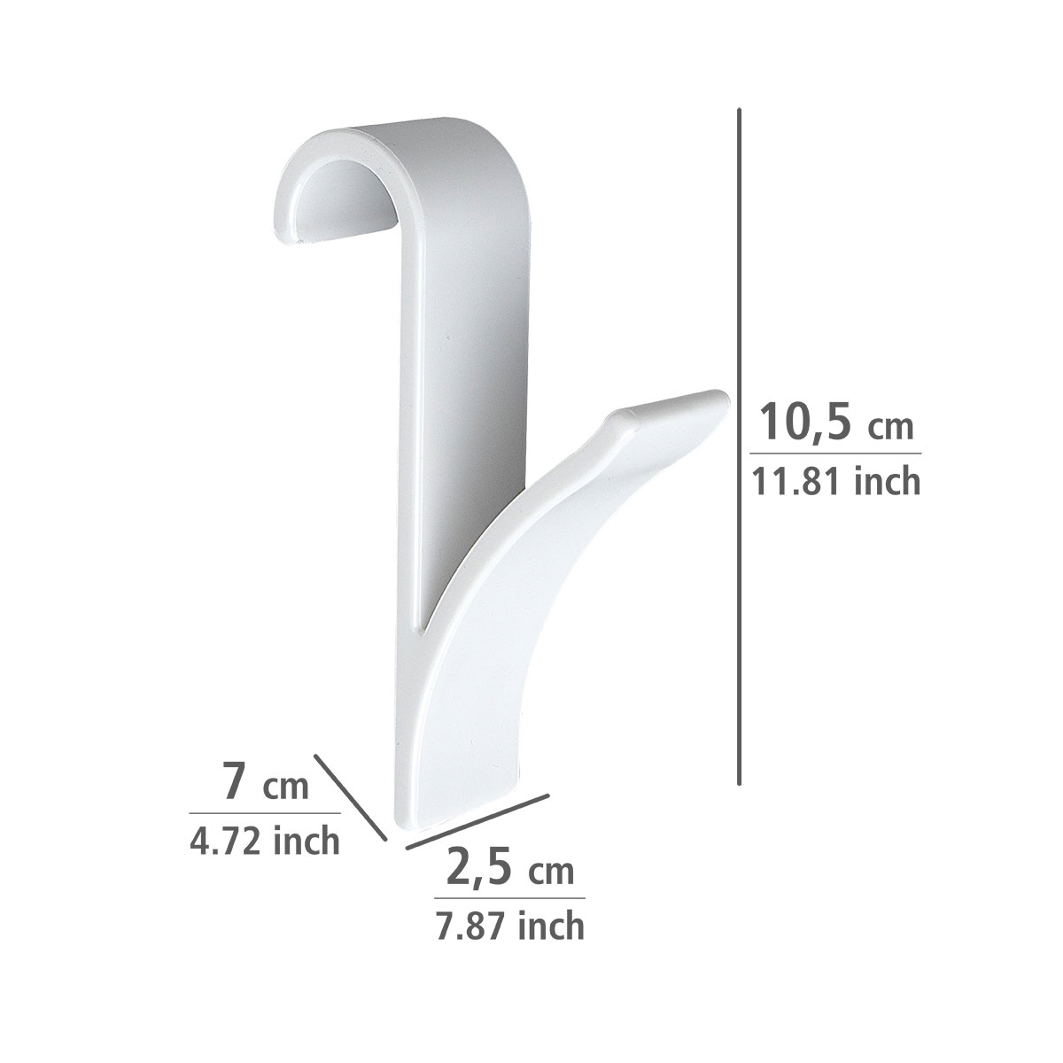 Wenko Haken für Handtuchheizkörper weiß 2er Set Bild 4