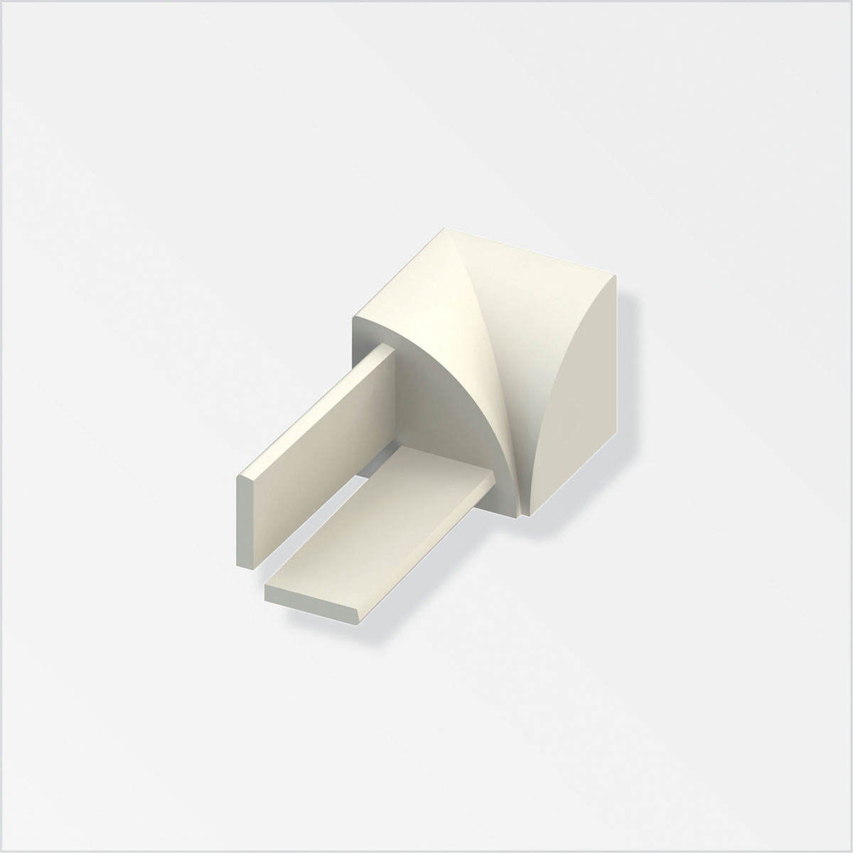 Fundamo Viertelkreis-Inneneck 8 mm jasmin 4 Stück Bild 1