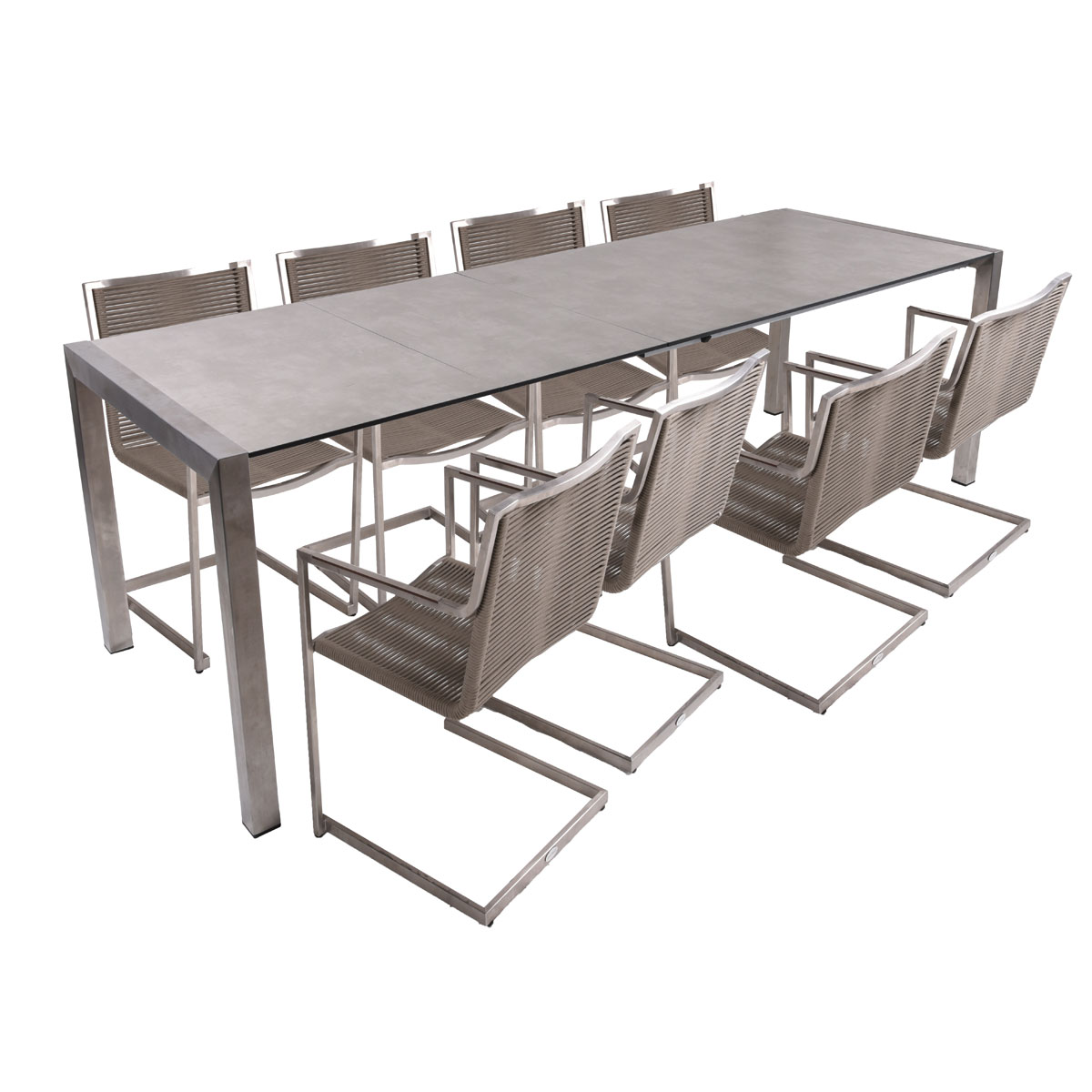 Tischgruppe und bdquoSienna 6 und ldquo 9-teilig Bild 1