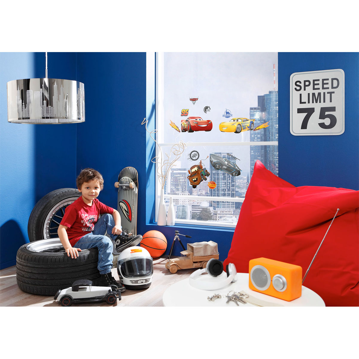 Komar  Fenstersticker Disney Window Cars3 31x31 cm