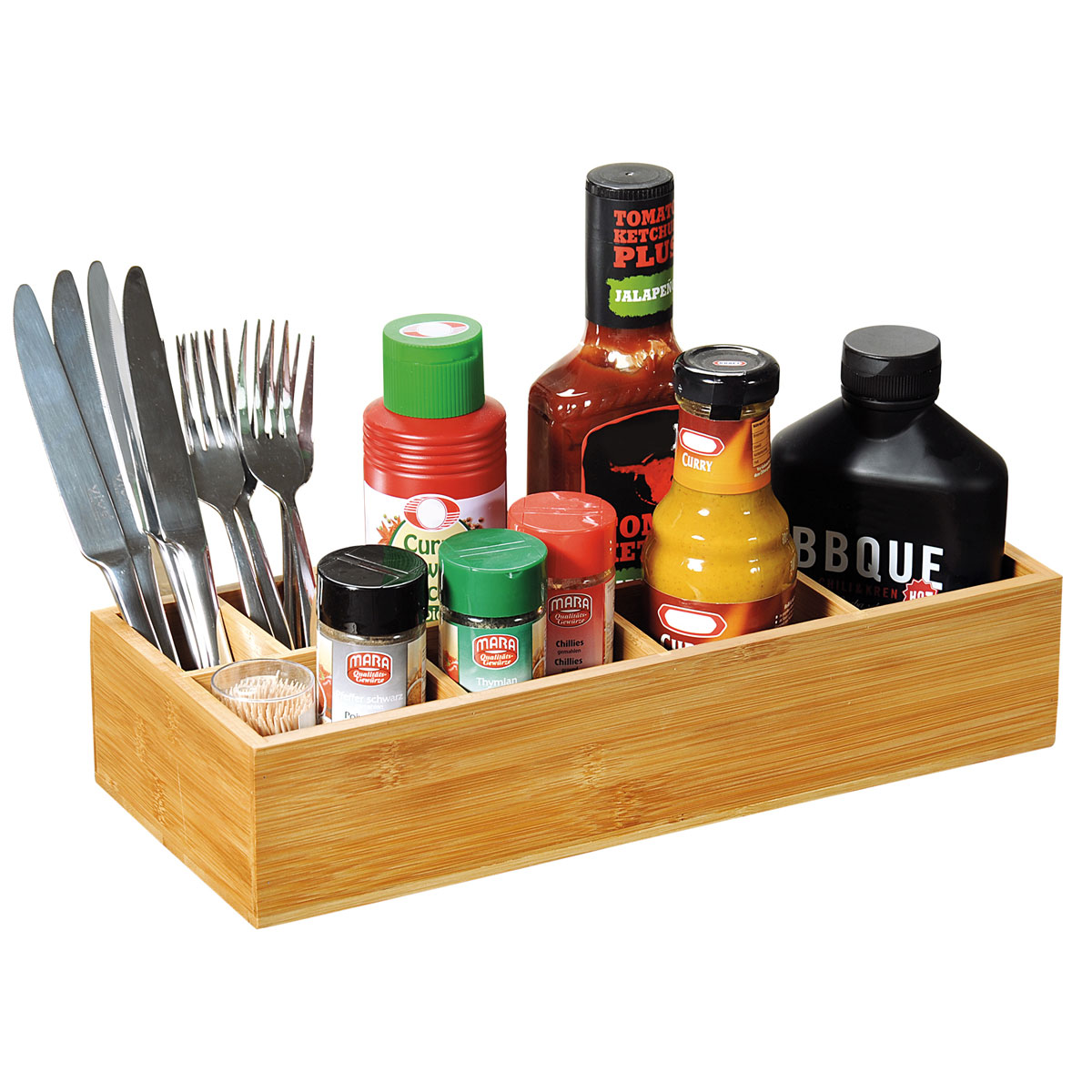 Anton Kesper Aufbewahrungsbox 36 x 7,5 x 15 cm Bambus natur Bild 1