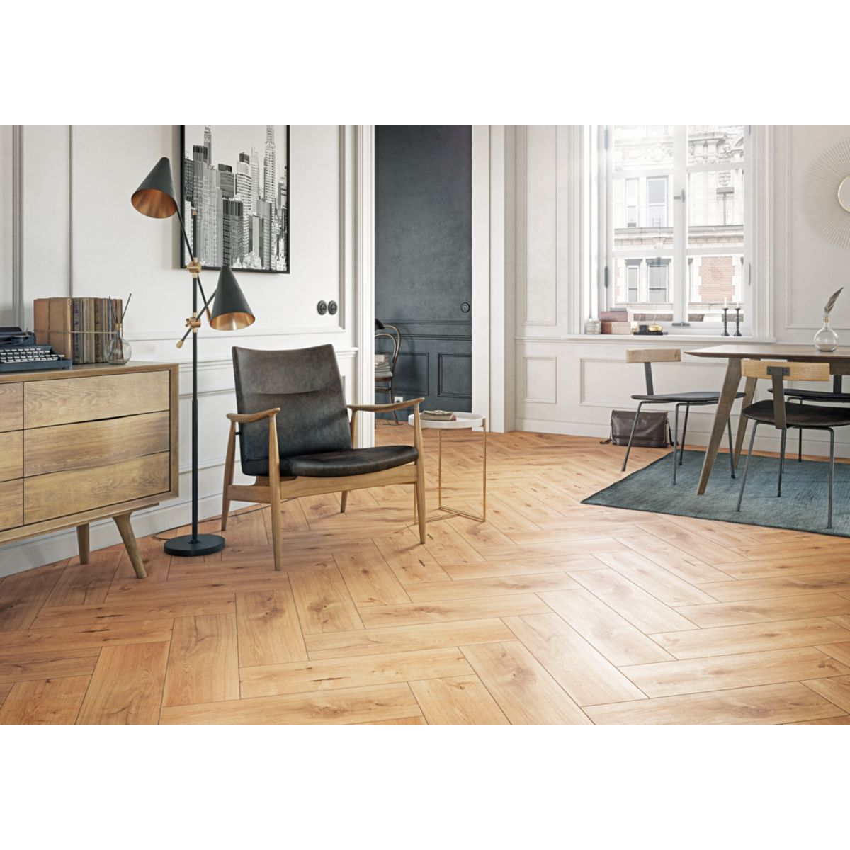 Bodenfliese Sandwood beige Bild 3