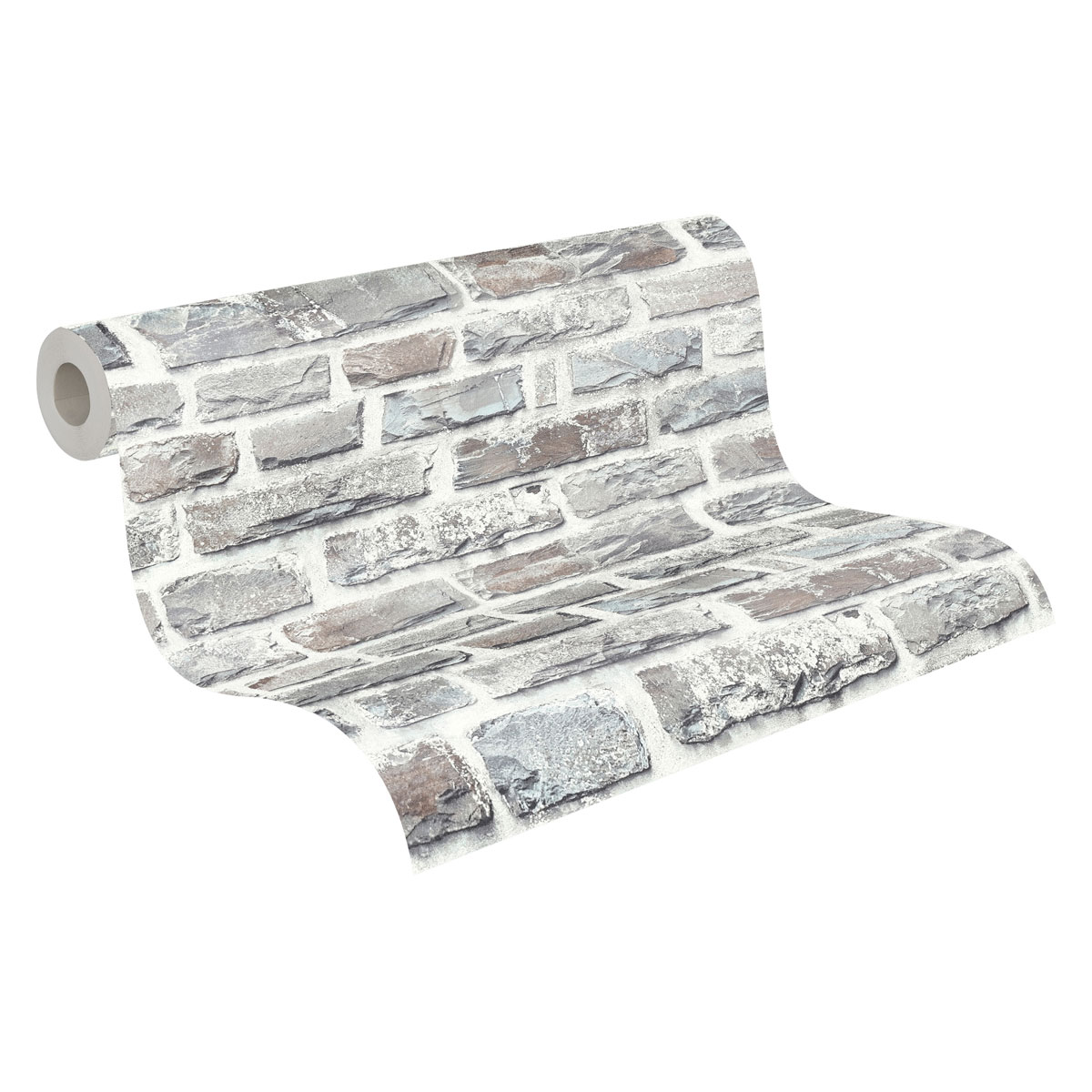 AS Creation  Vliestapete Elements Steintapete grau 10,05m x 0,53m Bild 5
