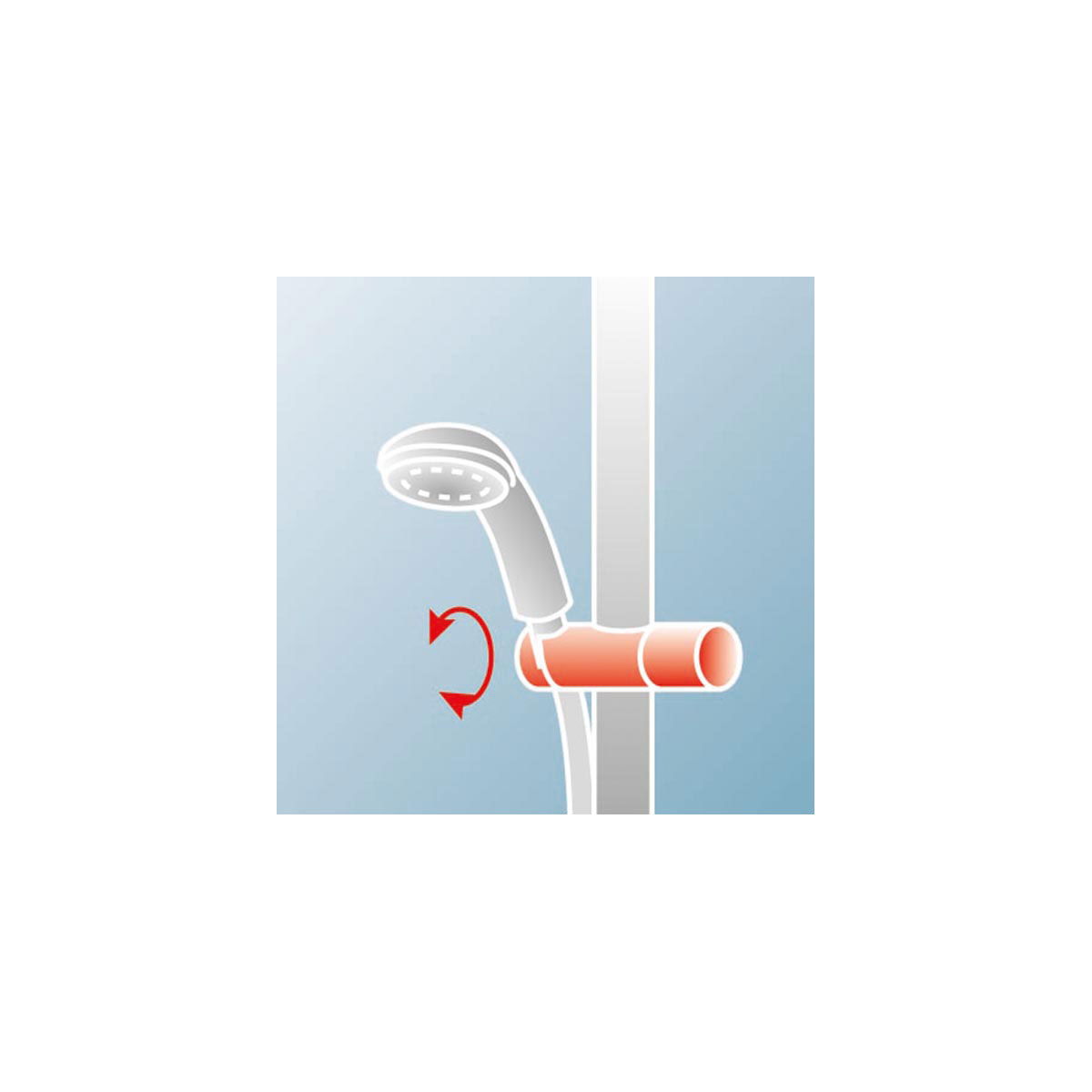 Schulte  Duschsystem DuschMaster Rain Classic - Black Style mit Thermostat Kopfbrause rund Bild 6