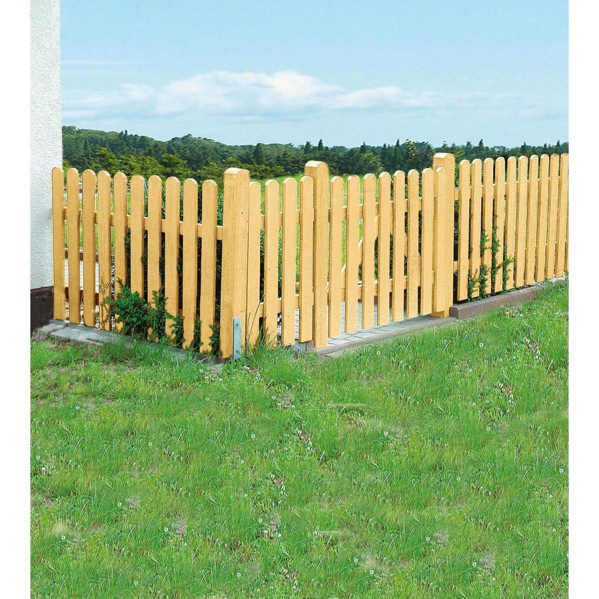 Staketenzaun gerade 180 x 85 cm Bild 4