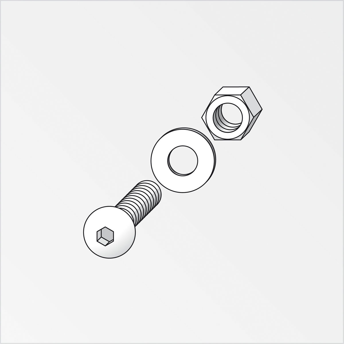 MyTool  Linsenkopfschrauben-Set M5 x 12 mm SB 20 Stück Bild 2