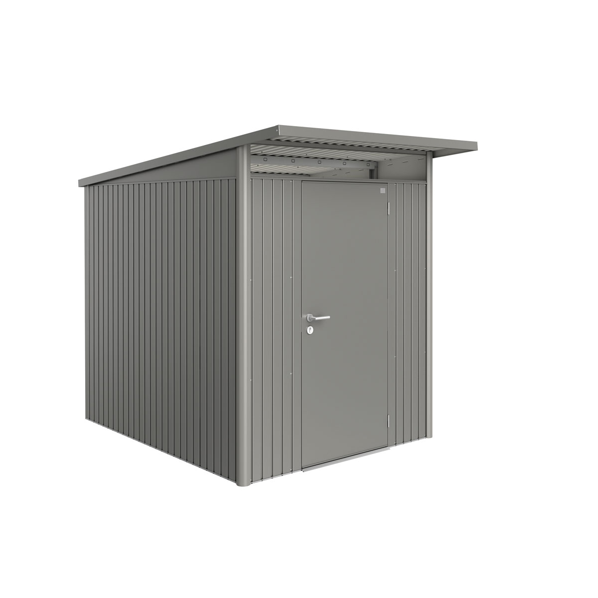 Biohort Gerätehaus AvantGarde A2 quarzgrau metallic mit Standardtür