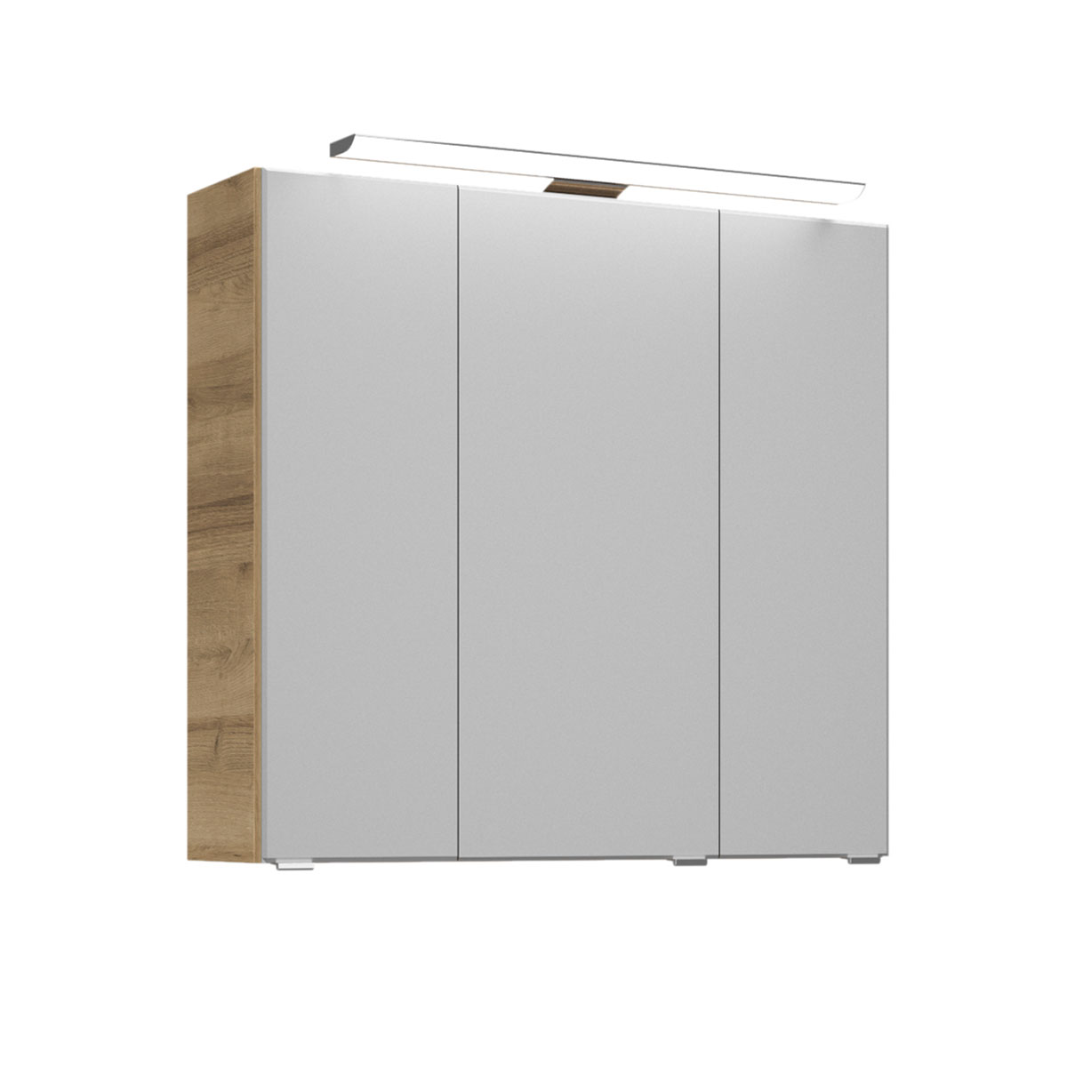 Pelipal Spiegelschrank Trentino inkl LED Aufsatzleuchte 75 x 72 x 20 cm Bild 1