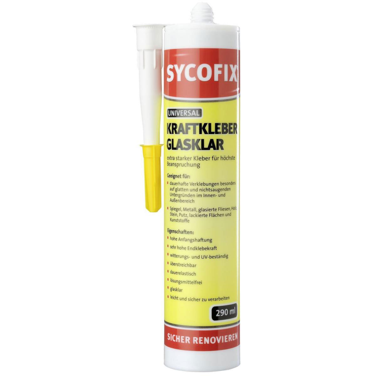 Sycofix Universal Kraftkleber glasklar 290 ml
