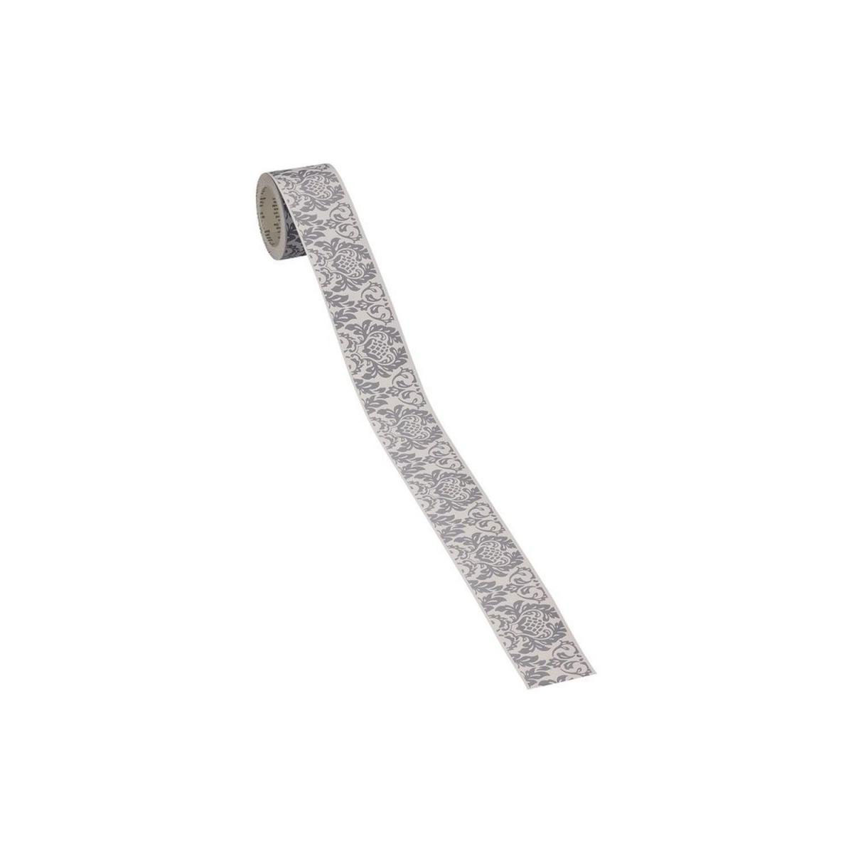 Selbstklebende Borte grau-weiß 5 m Bild 2
