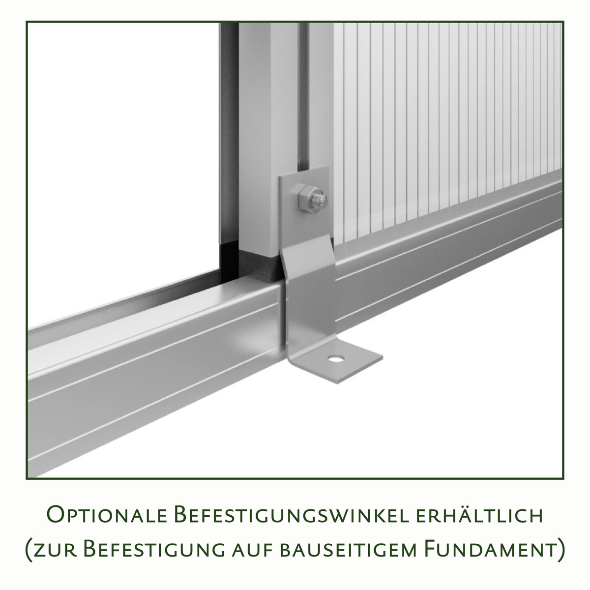 KGT Gewächshaus Rhodo III 5,15m² silber Bild 3