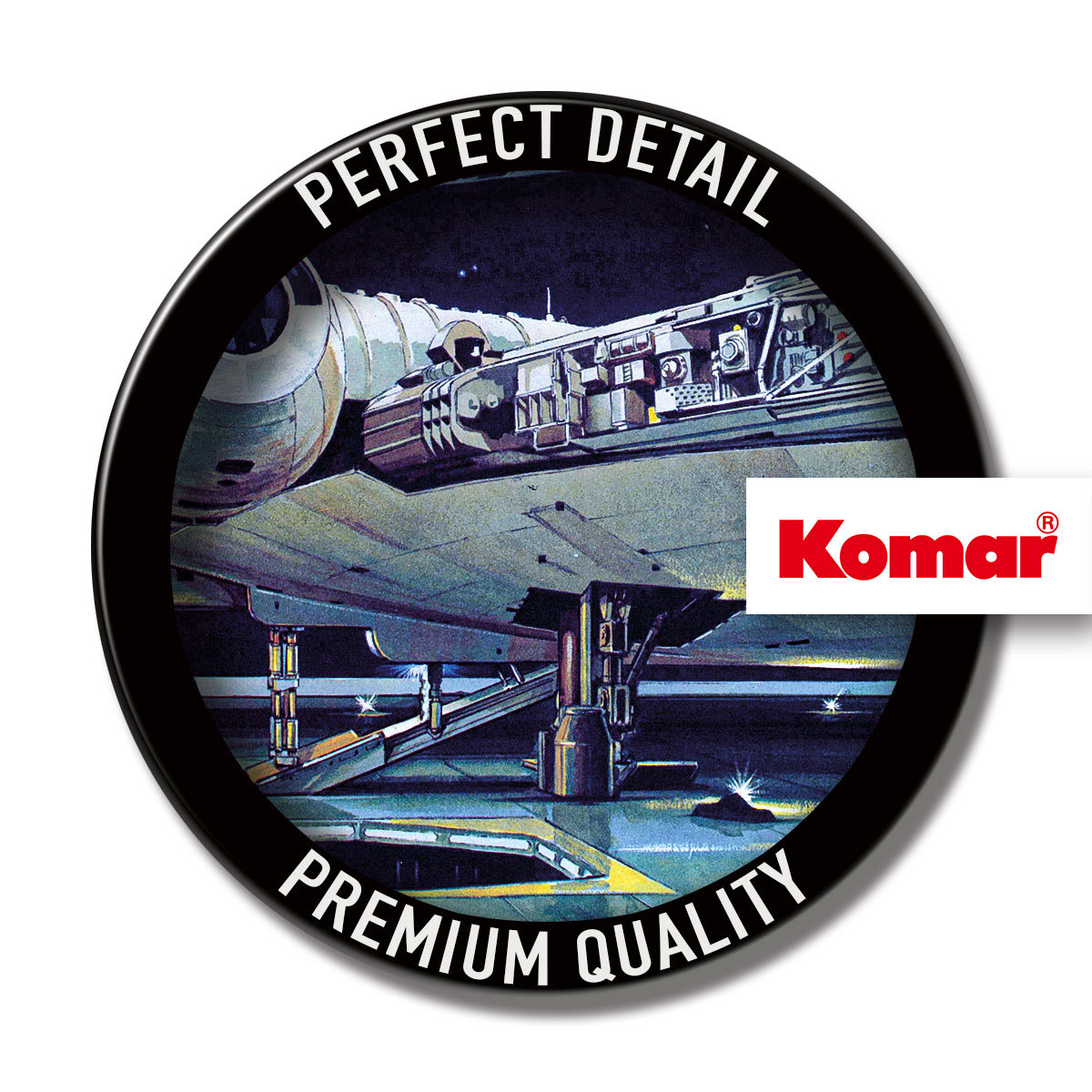 Komar  Wandbild Star Wars Classic Falcon Hangar 40x30 cm Bild 7