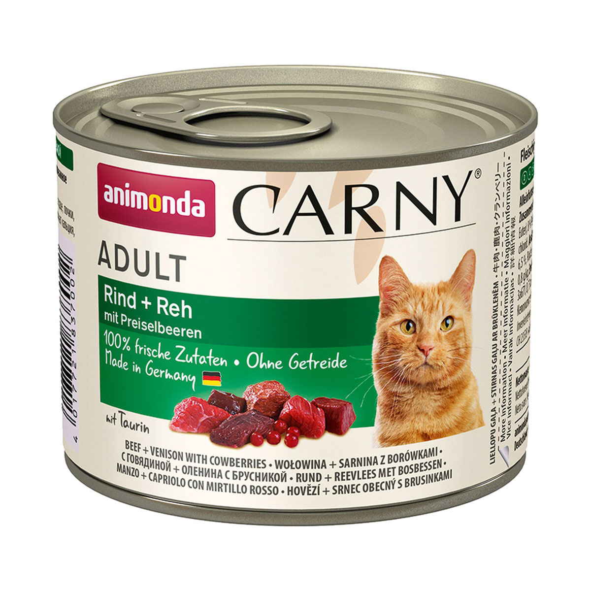 Carny Cat Adult Rind und Reh und Preiselbeere 200g Dose