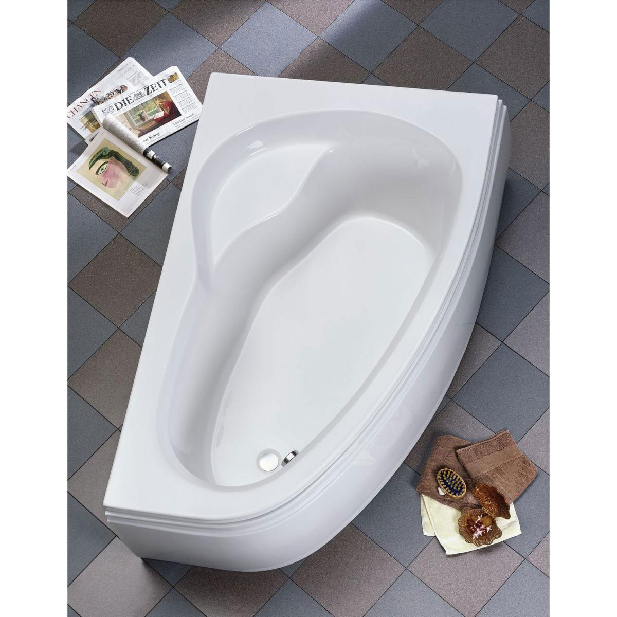 Ottofond Eckwanne Loredana Mod A 175 x 110 cm weiß Bild 2