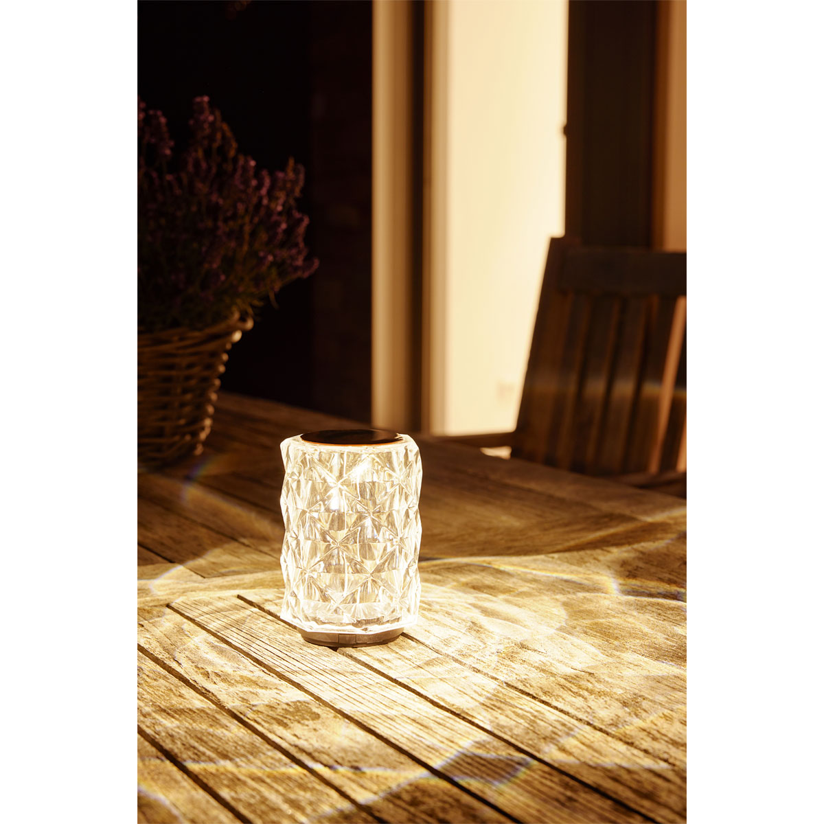 Flector Solar-Tischleuchte Diamond inkl Dämmerungssensor Bild 4