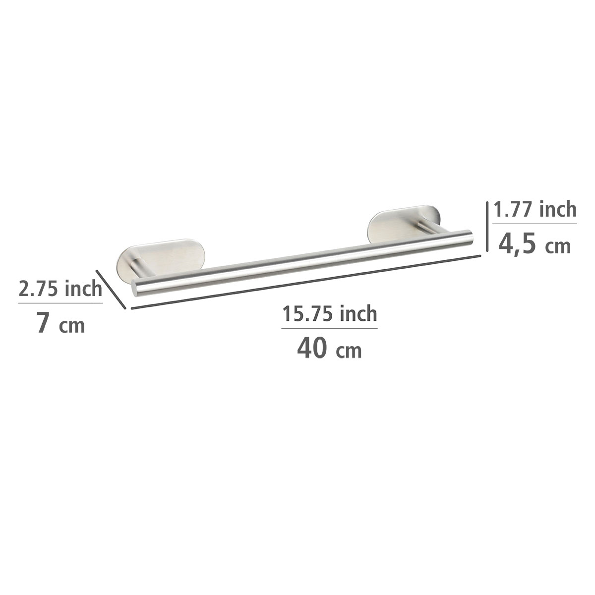 Wenko Turbo-Loc Badetuchstange Orea Bild 4