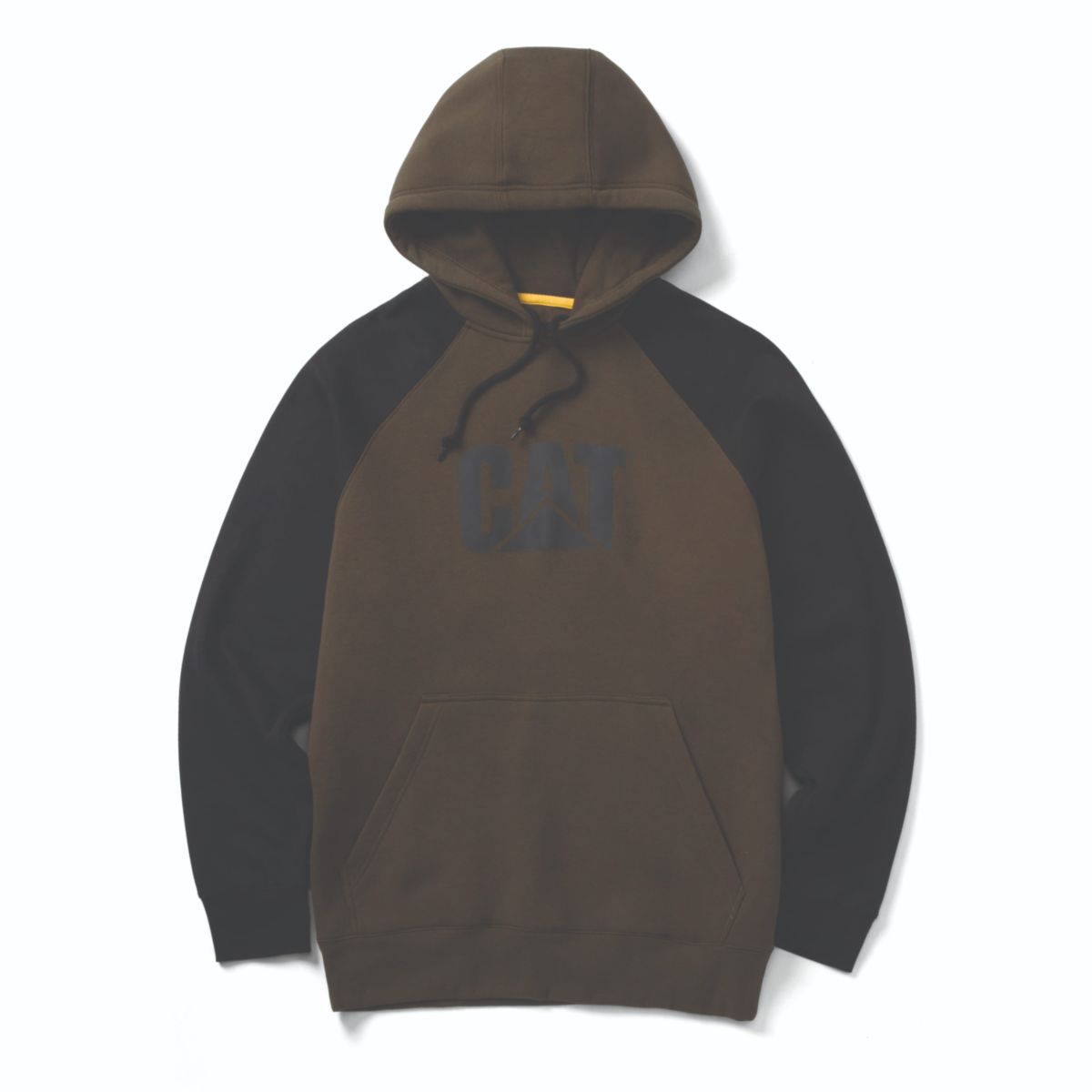 CAT Colorblock Hooded Sweatshirt army moss-black Gr. L