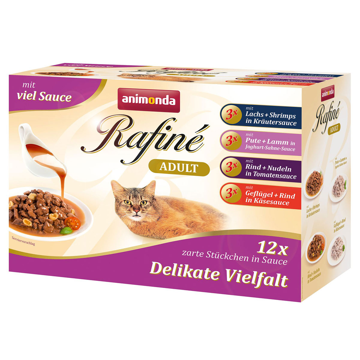animonda Rafine  Cat Soupé 12 x 100g Portionsbeutel Bild 1