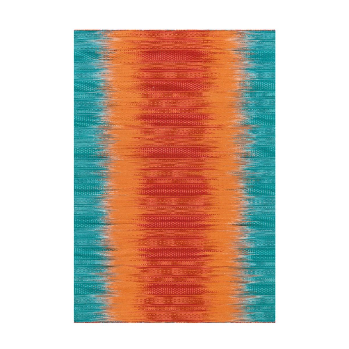 Sunset 8070 Orange / Blau 140cm x 200cm