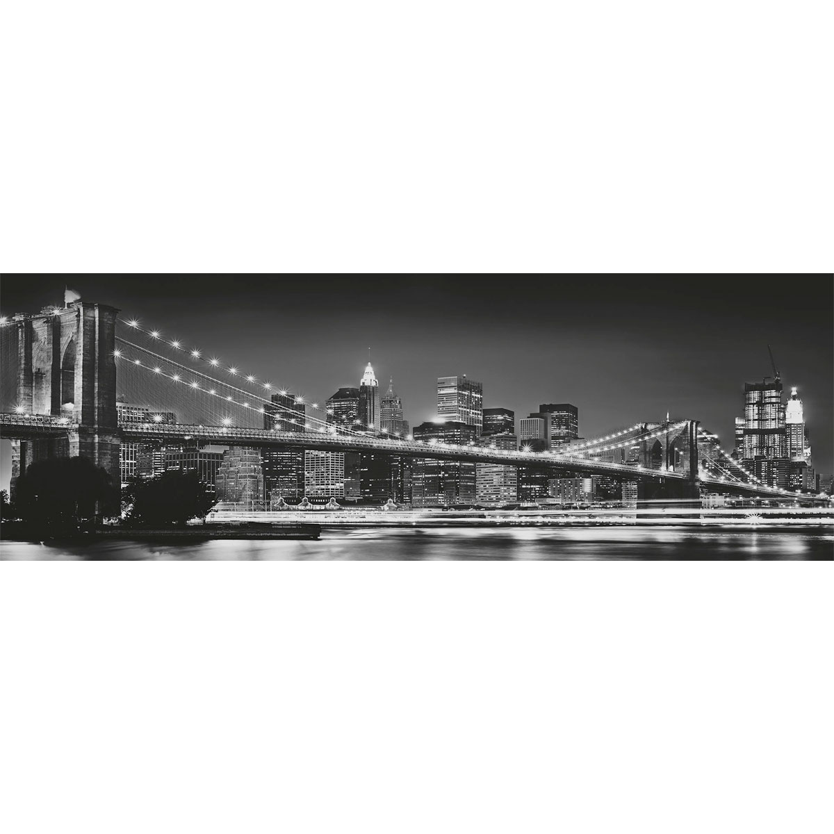 Komar  Papier Fototapete Brooklyn Bridge 368x127 cm Bild 2