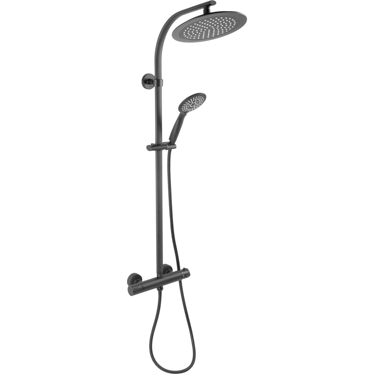 Cornat Dusch Komplettsystem „Noir Style“ schwarz
