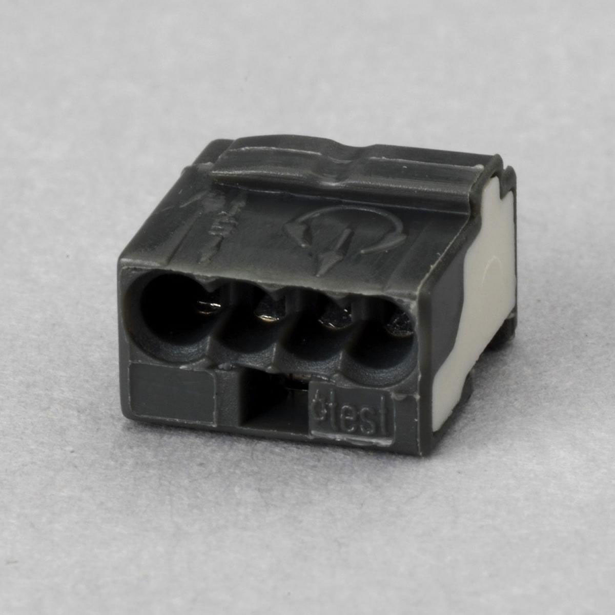 Wago-Micro-Verbindung 4 x 0,6-0,8 mm²