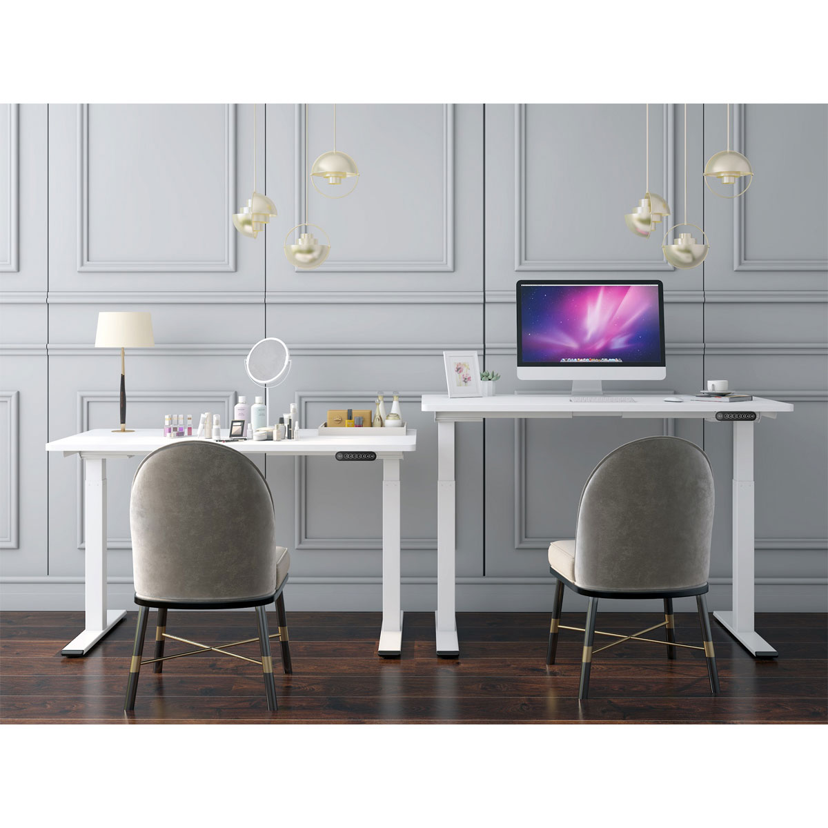 Better Home Elektrisch höhenverstellbarer Schreibtisch Tischgestell DM1 Dualmotor Bild 3