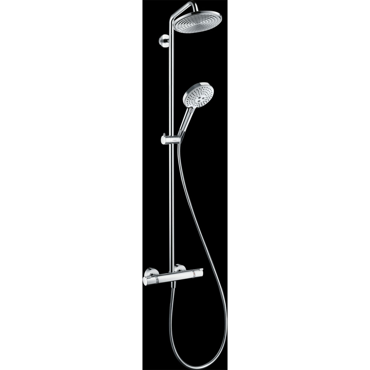 Hansgrohe  Duschsystem 240 Raindance S 1 Strahlart mit Thermostat Chrom