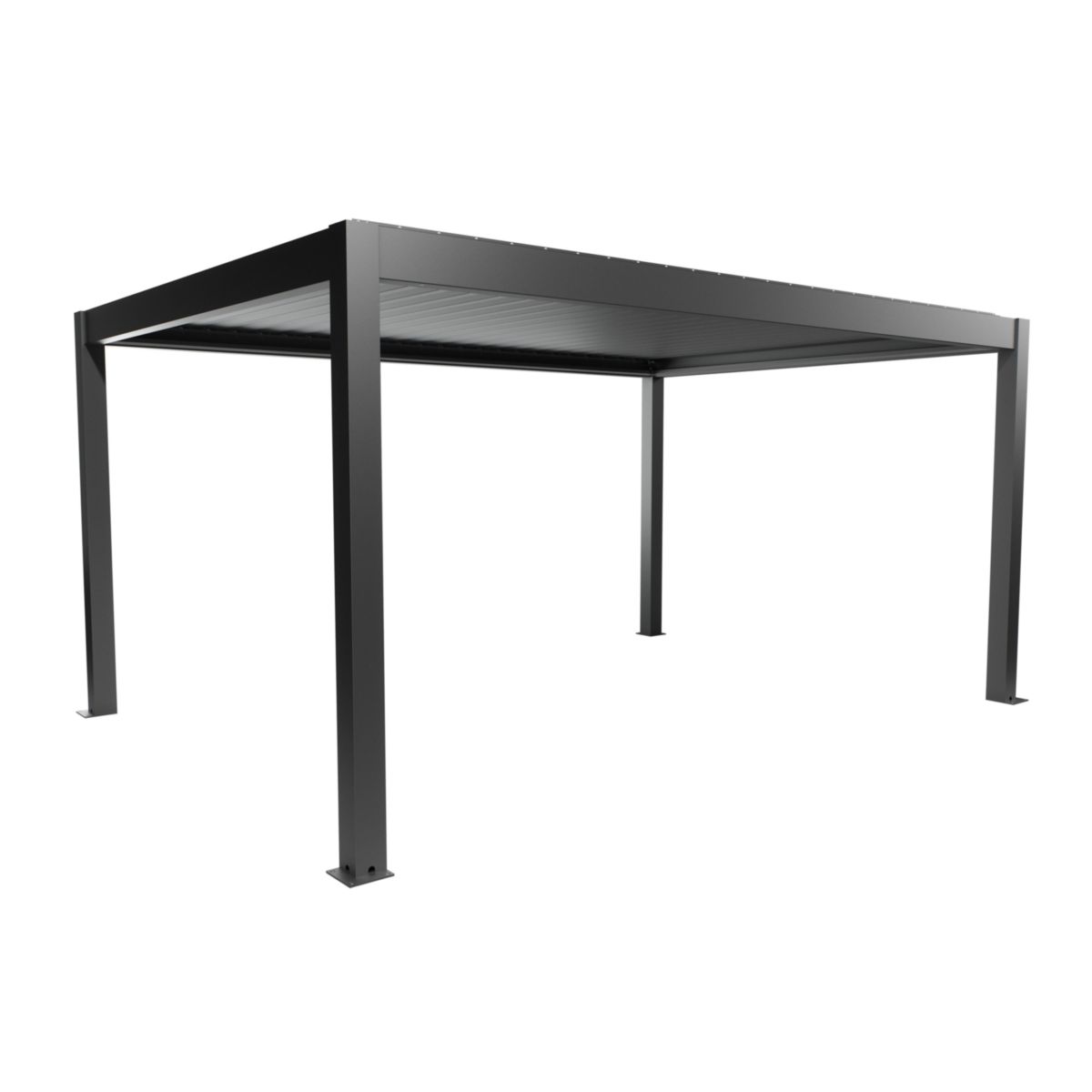 Biohort Pergola Gr. 5x3,5 dunkelgrau-met 515,5x 367,5x 264 cm