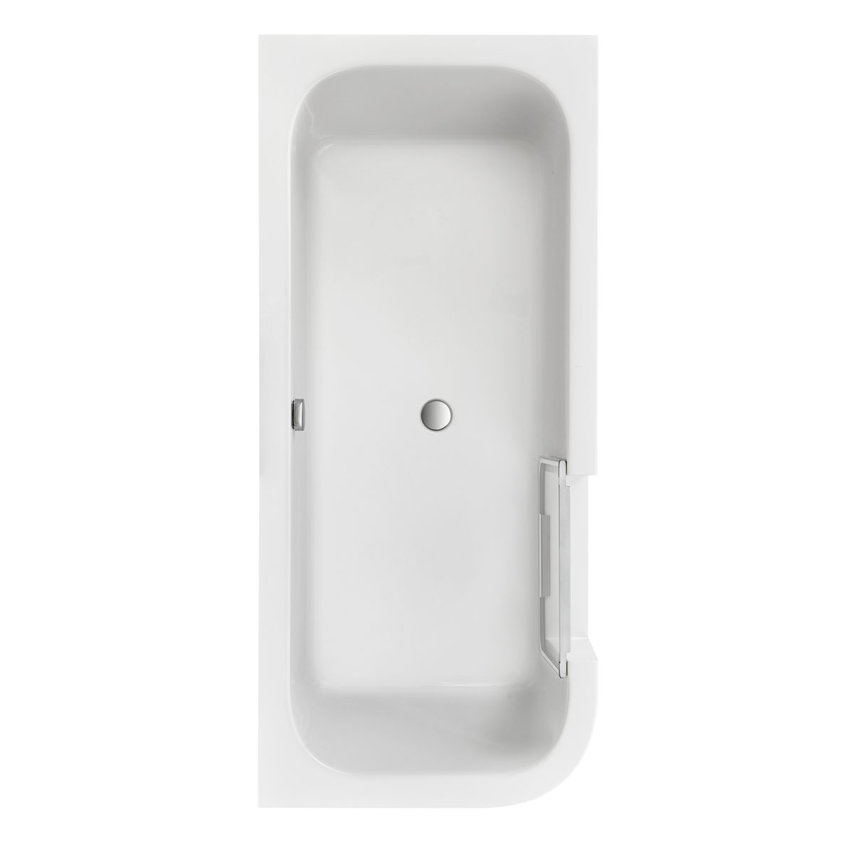 Ottofond Dusch-Badewanne Free Gate Modell B herausnehmbare Tür Bild 1