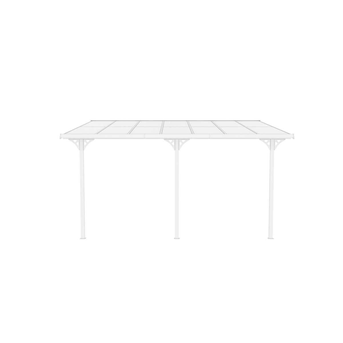 Westmann Terrassenüberdachung Bruce 435 300x435x270 cm