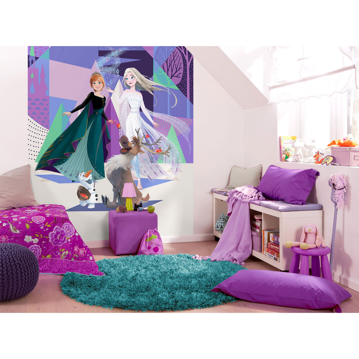 Komar  Vlies Fototapete Frozen Abstract Arendelle 200x280 cm