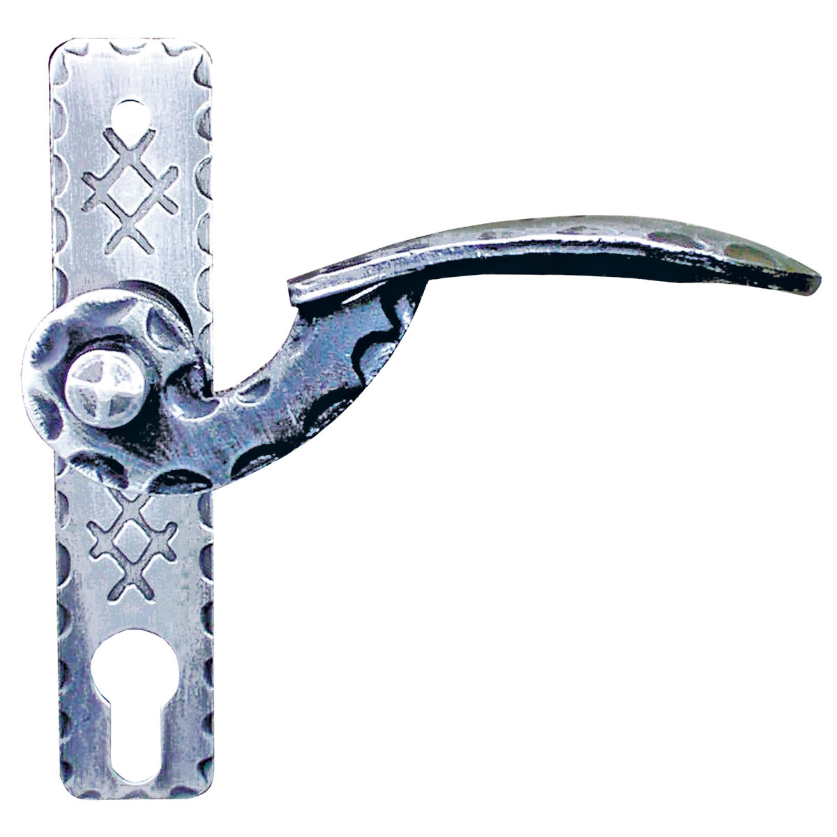 Alpertec Kurzschildpaar aus Schmiedeeisen verzinkt Bild 1