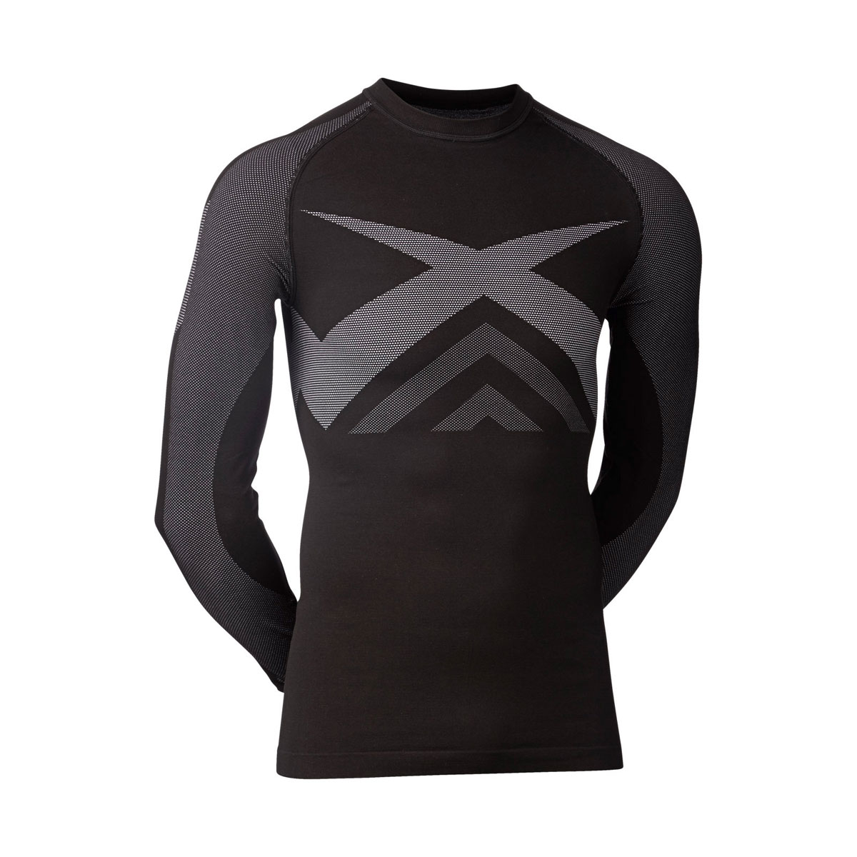 Kübler Funktionsunterhemd grau-schwarz Größe 2XL-3XL