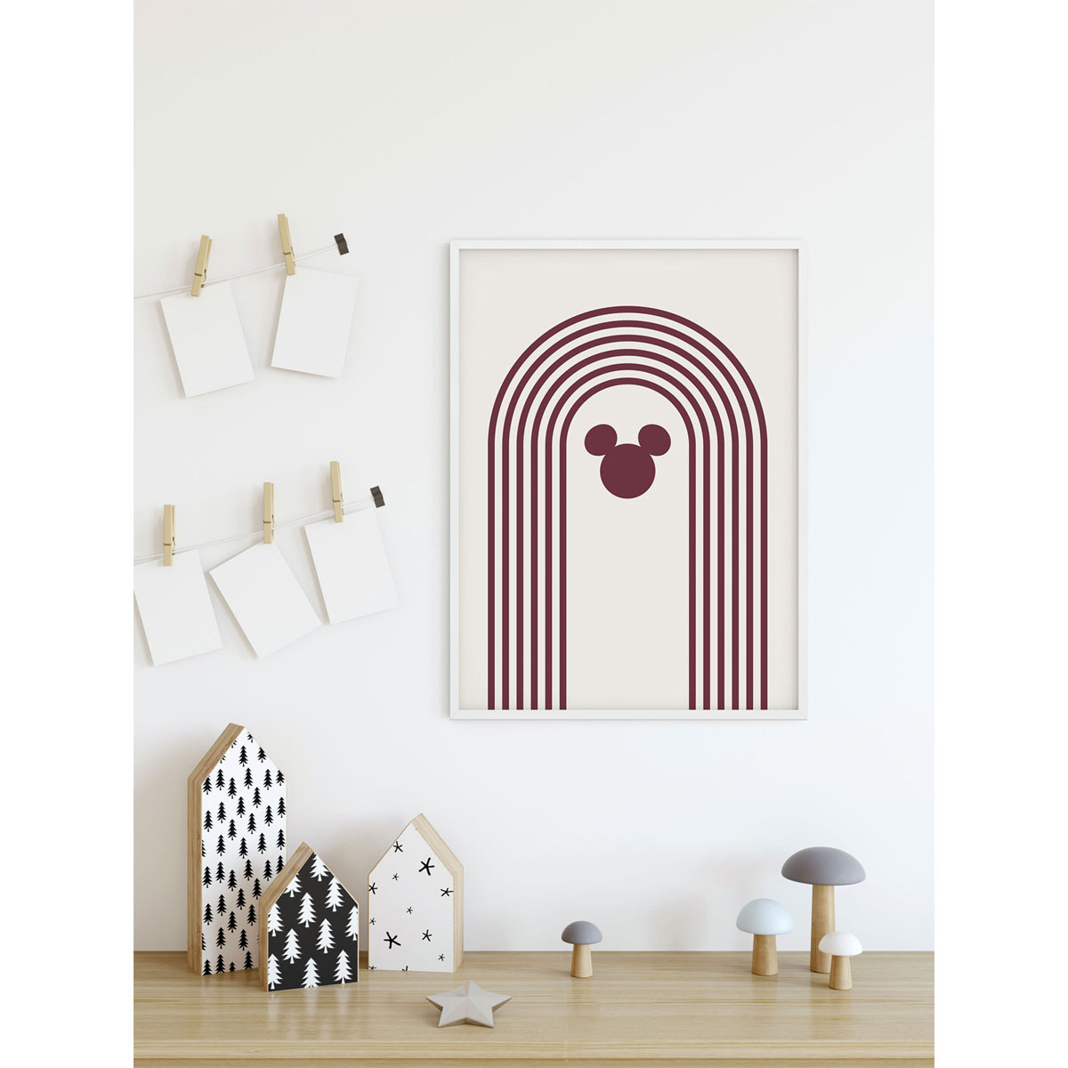 Komar  Wandbild Minimal Mickey 30x40 cm