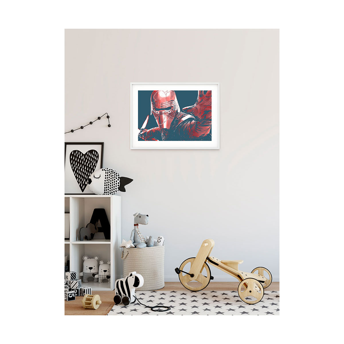 Komar  Wandbild Star Wars Faces Kylo 50x40 cm Bild 3