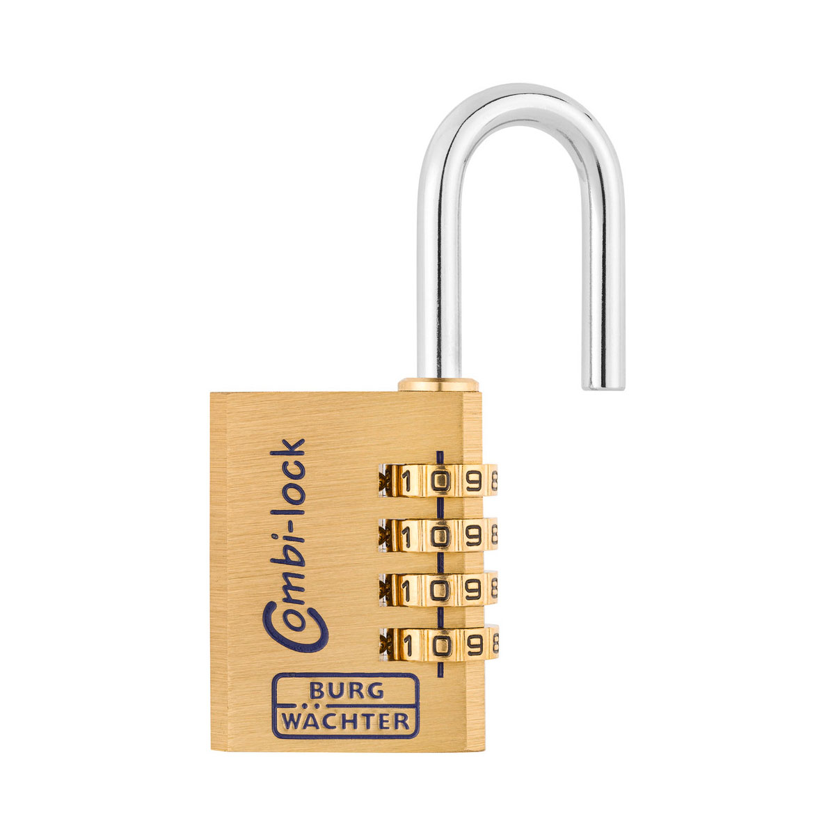 Burg Wächter Zahlen-Vorhängeschloss Combi 80 90 39,8 x 90 x 15,8 Messing 39,8 x 90 x 15,8 Bild 2