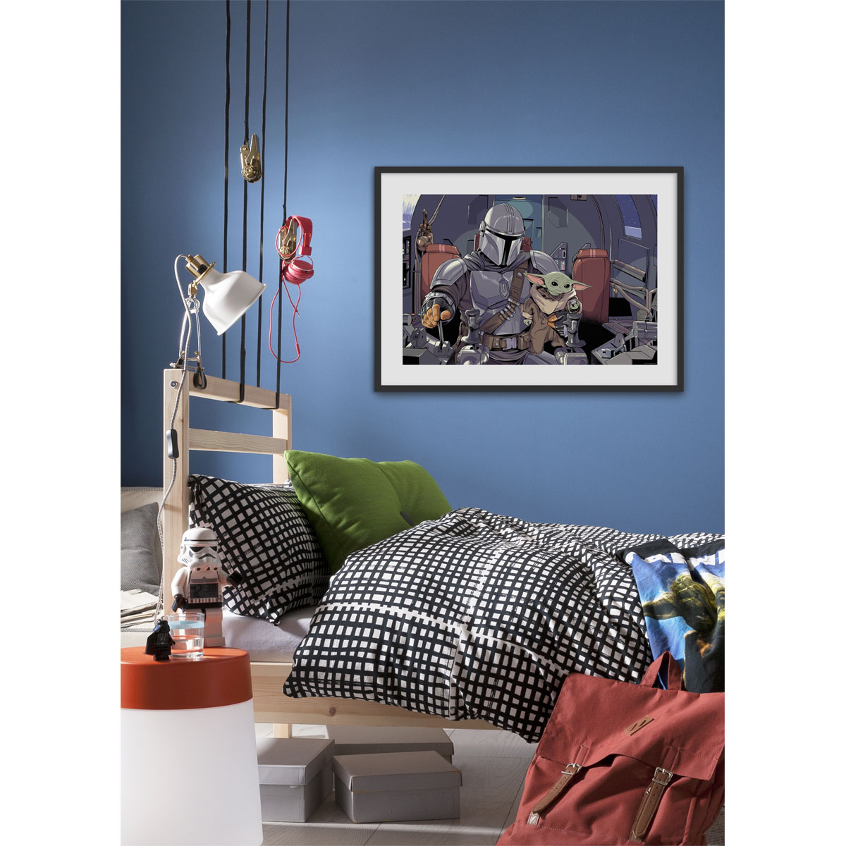 Komar  Wandbild Mandalorian The Child Cockpit 50x40 cm
