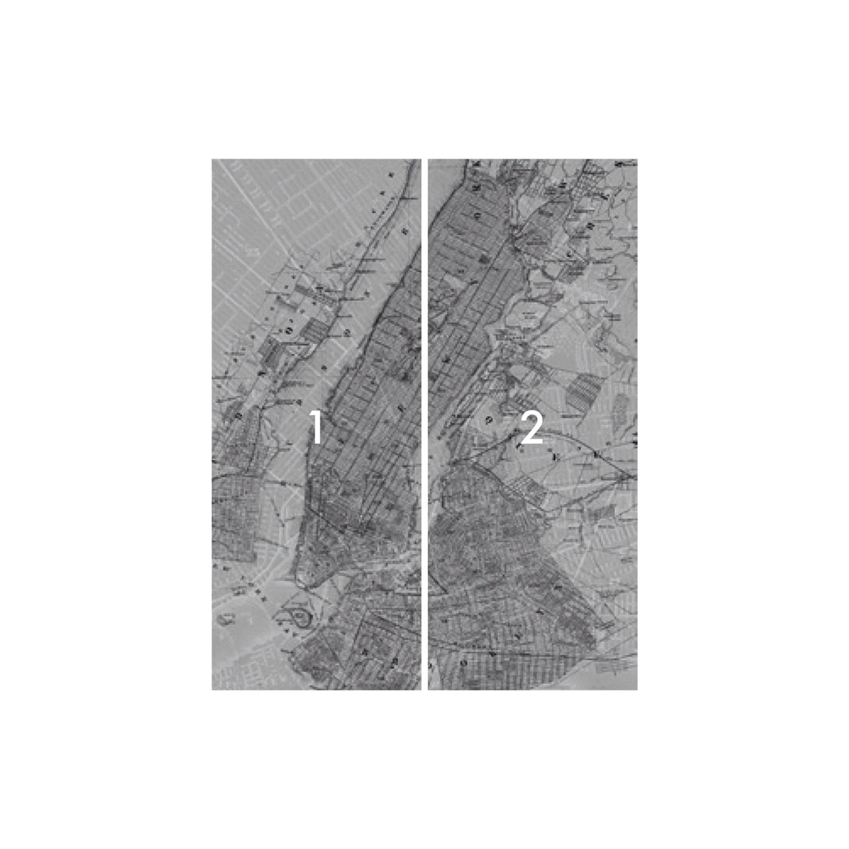 Komar  Vlies Fototapete NYC Map 200x250 cm Bild 3