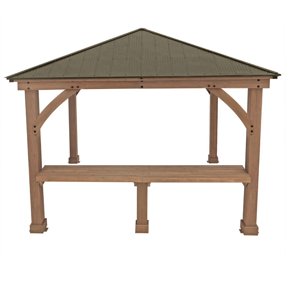 Westmann Seitenablage für Devon 12x12 und 12x14 59x299x96cm Natur Bild 1