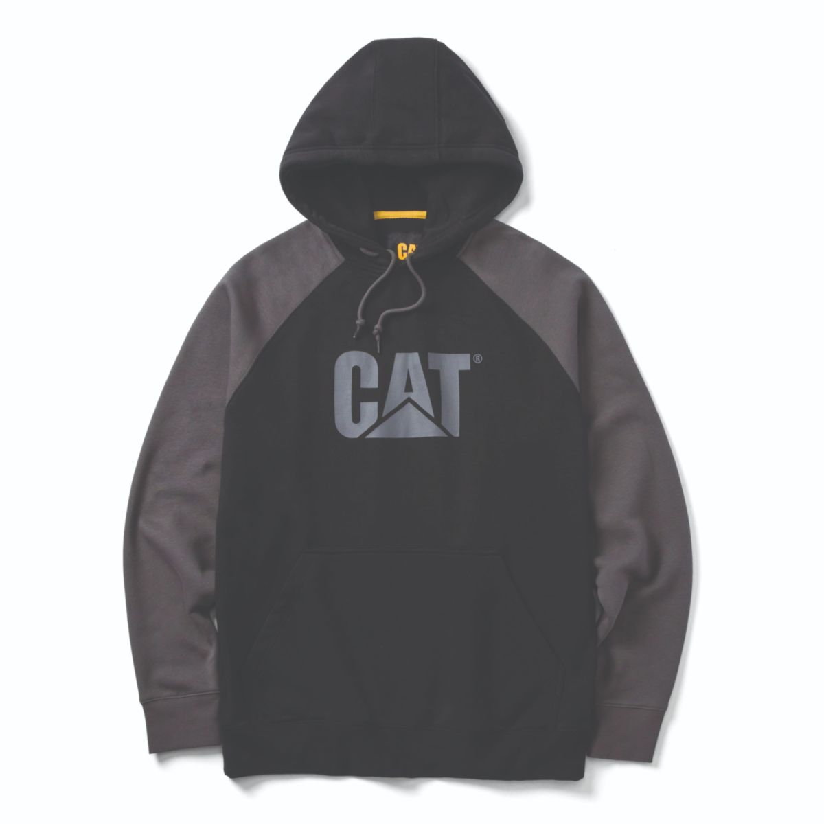 CAT Colorblock Hooded Sweatshirt black-magnet Gr. 2XL
